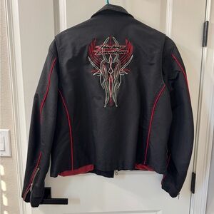Harley-Davidson Black Bomber with Red Accents